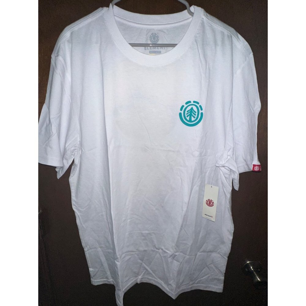 Element Mens Balmor T-Shirt, Radiate Positivity, White, Size XXL, NWT - Picture 2 of 5